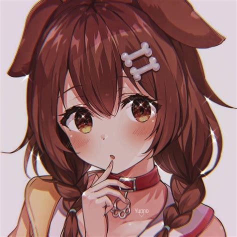 Anime Girl With Brown Hair Telegraph
