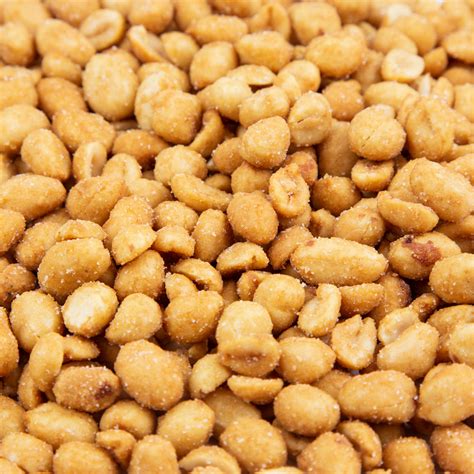 Honey Roasted Peanuts 16 Oz Bag Krema Nut Company