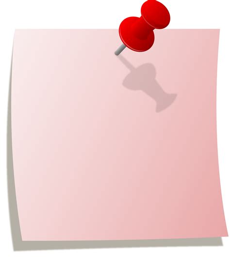 Pin clipart post it notes, Pin post it notes Transparent ...