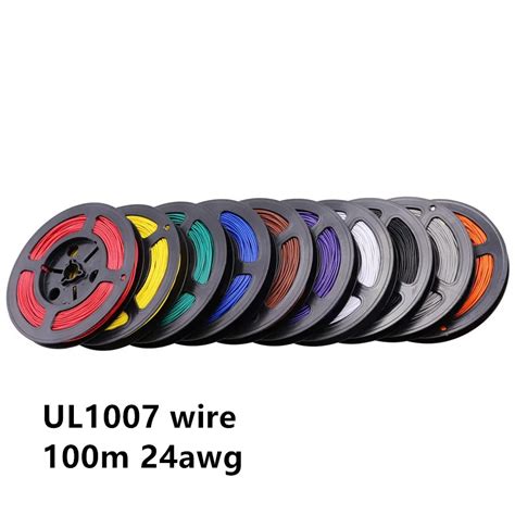 100mlot 328ft Ul 1007 24 Awg Cable Copper Wire 24awg Electrical Wires
