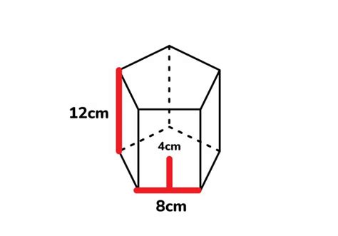 Planificação Do Prisma De Base Pentagonal