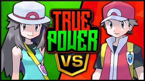 Pokémon Trainer Battle Green Vs Red Best Teams Collide True Power