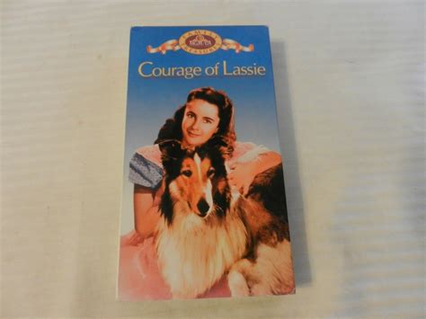 Courage Of Lassie Vhs 1992 Elizabeth Taylor Frank Morgan Vhs Tapes