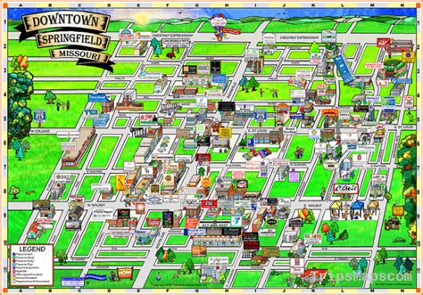 Map Of Springfield Where Is Springfield Springfield Map English