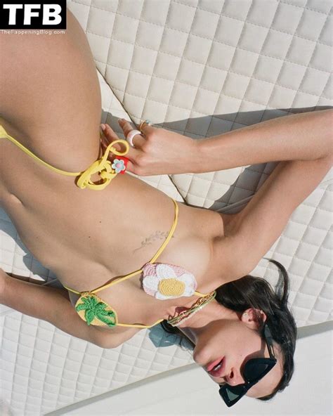 Bruna Marquezine Displays Her Beautiful Figure In A Tiny Bikini 9 Photos Thefappening