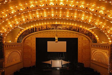 Chicago Architecture And Cityscape Auditorium Theater Gold Leaf