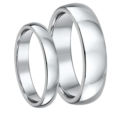 Shop an amazing selection of titanium rings, such as titanium wedding bands, at zales. His & Hers Titanium Court Wedding Rings 4&6mm - Titanium ...