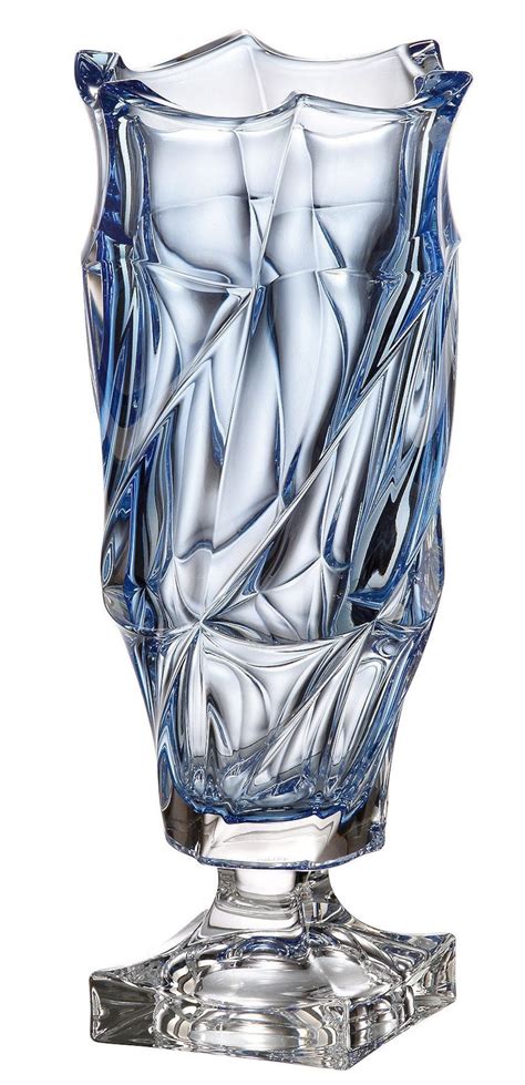 Footed Vase 15 Flower Crystal Glass Vase Bohemia Crystal Home Decor