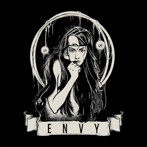 Premium Vector Envy 7 Deadly Sins Artwork Vector Illustration