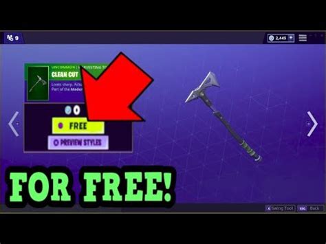 I will give you 100% woking fortnite free v bucks generator 2021. Fortnite Clean Cut Pickaxe | Fortnite Hack V Bucks Free ...