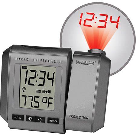 Fortunately, projection alarm clocks are here to end these issues, as it gets easier by just looking up at the ceiling or wall. La Crosse Technology Atomic Projection Alarm Clock With ...