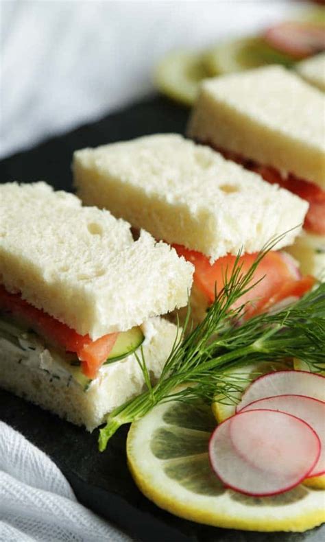 Smoked Salmon Tea Sandwich Recipe