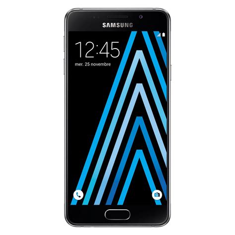 Samsung Galaxy A3 2016 Noir Mobile And Smartphone Samsung Sur