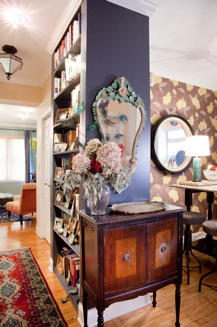 Bohemian Condo Eclectic Hall Chicago By Lisa Wolfe Design Ltd