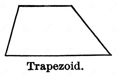 Trapezoid Vintage Illustration Stock Vector Illustration Of Drawing