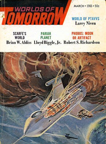 Worlds Of Tomorrow Sf Pulp Covers World Of Tomorrow Larry Niven