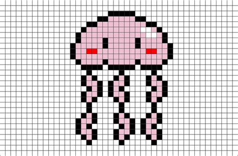 Jellyfish Pixel Art Brik