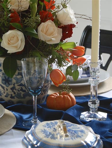 Set An Elegant Autumn Table Pender And Peony A Southern Blog