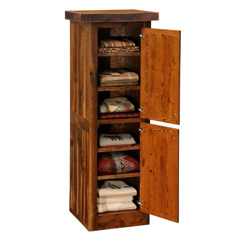 An impressive piece of victorian estate furniture, which would suit any period property or country residence. Barnwood Right Hinged 24" Linen Cabinet from Fireside ...