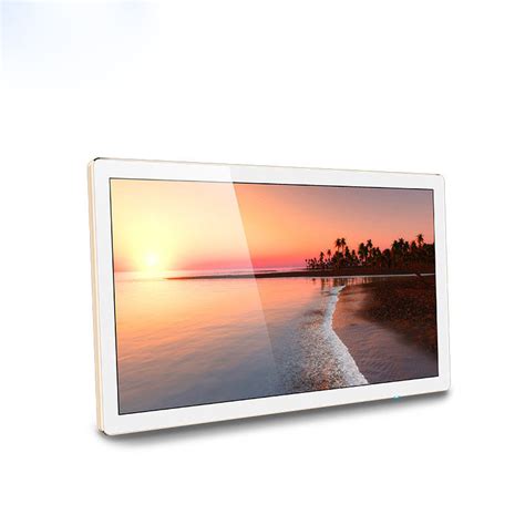 Large Size Wall Mount Touch Screen Monitor Flat Panel With Window