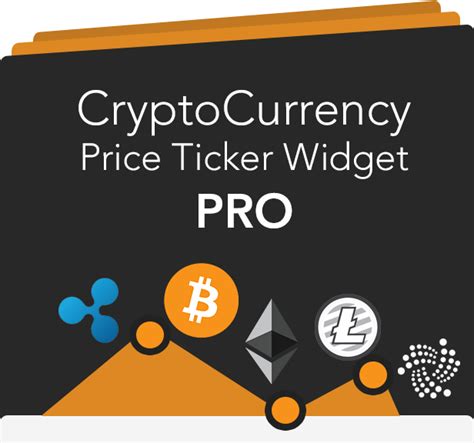 You can set customized refresh interval and display choices. Cryptocurrency Widgets Pro - WordPress Crypto Plugin ...