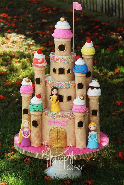 Ice Cream Castle Decorated Cake By Shannon Davie Cakesdecor