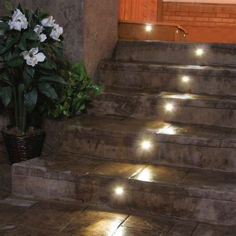 This Outdoor Led Recessed Stair Light Kit Allows Exterior Steps And
