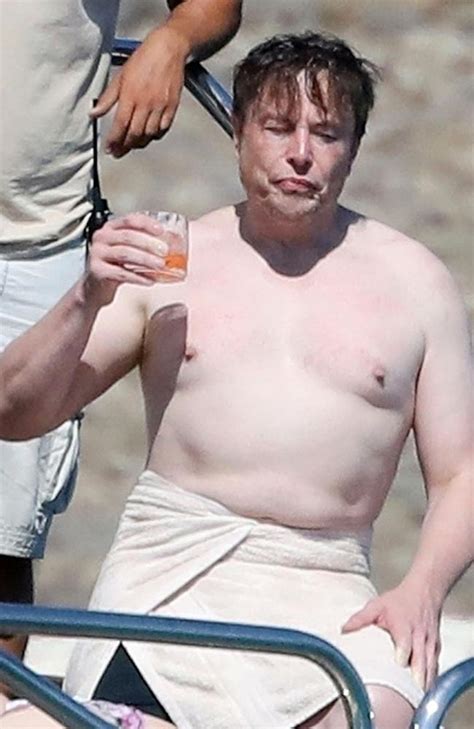 Elon Musk Shirtless On Holiday Billionaire Spotted In Mykonos Photos