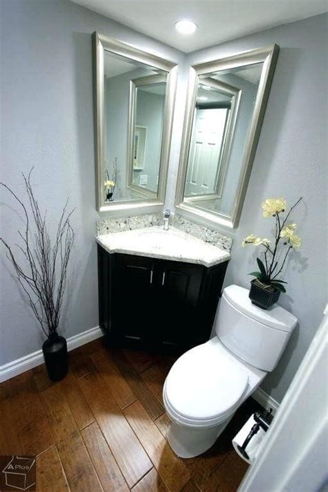 Corner Sinks For Bathroom Traditional Powder Room With Sink Cuethat