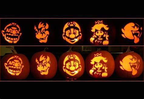 it s a me mario and wario and bowser and peach and boo via deviantart joh wee pumpkin
