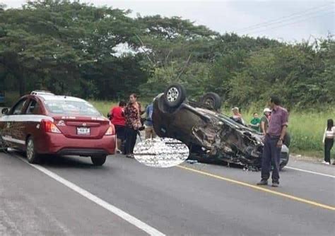 Mujer pierde la vida tras choque en la Córdoba Veracruz hay tres lesionados