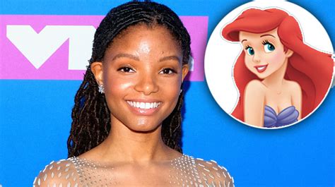 Disneys Live Action Little Mermaid Halle Bailey Cast As Ariel
