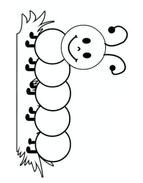 Printable Very Hungry Caterpillar Coloring Page
