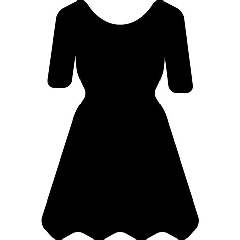 Long Dress With Sleeves Vector Svg Icon Svg Repo