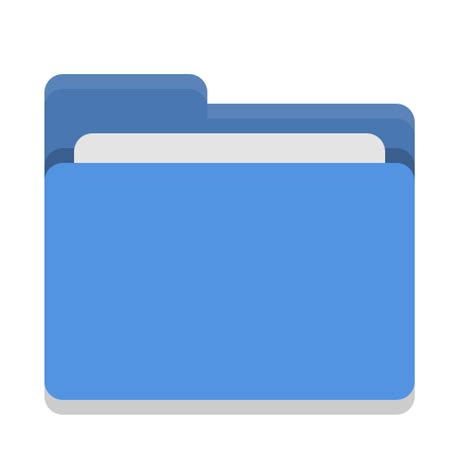 Folder Blue Files And Folders Icons
