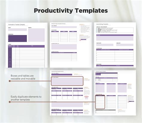 Productivity Planner Life Planner Onenote Templates Pack Etsy Ireland
