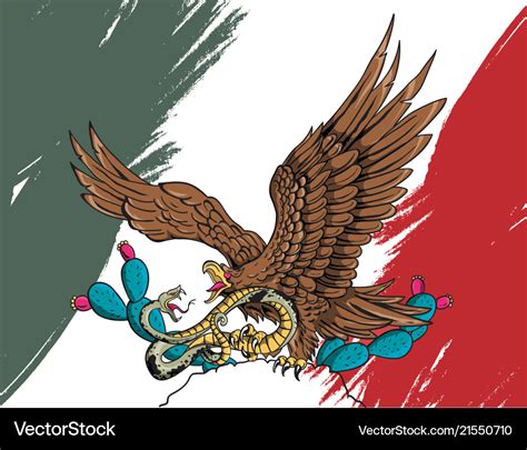 Mexican Flag Eagle Eating Snake About Flag Collections