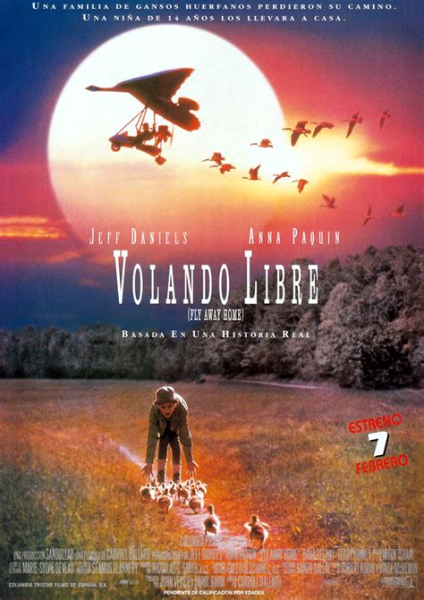 One man, a gaggle of geese y their real life incredible journey south y basada en hechos reales sobre la vida amy. Volando libre - Película 1996 - SensaCine.com