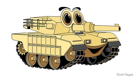 Military Tank Cartoon By Graphxpro Redbubble