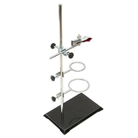 1 Set 50cm High Retort Stand Iron Stand With Clamp Clip Laboratory Ring