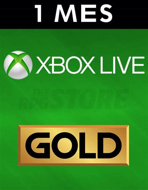 Xbox Live Gold 1 Mes Suscripcion En Bolívares The Rpg Store