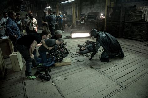Batman V Superman Dawn Of Justice Behind The Scenes Ben Affleck And Zack Snyder Batman