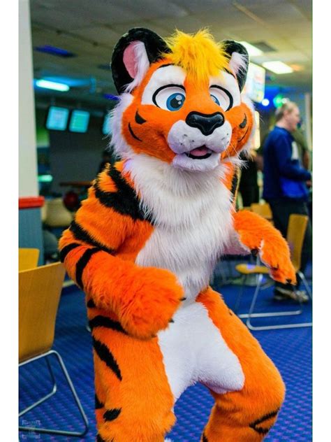 Lovely Realistic Tiger Fursuit Costume Mascot Costume