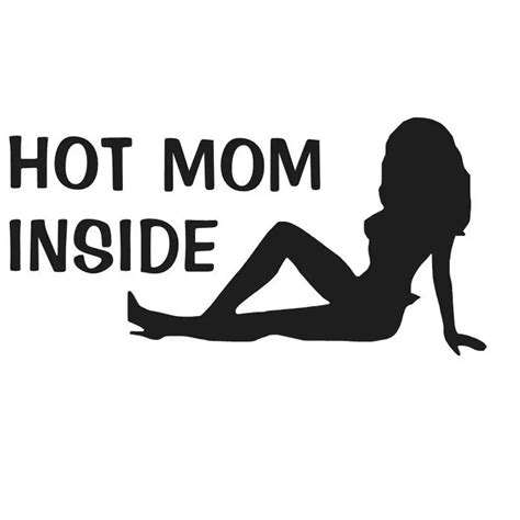 Cm Cm Hot Mom Inside Decals Sticker Sexy Woman Truck Car Stylings And Sticker