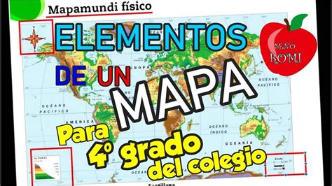 🍎elementos Del Mapa 2 Clase Geografía 4 Grado🍎 Youtube