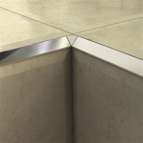 10mm Silver Triangular Tile Trim