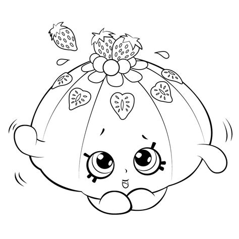 Find more coloring pages online for kids and adults of cartoon cherries shopkins season 4 coloring pages to print. Printable Shopkins Coloring Pages | 101 Coloring in 2020 ...