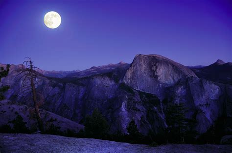 Wallpaper California Longexposure Nightphotography Sky Moon