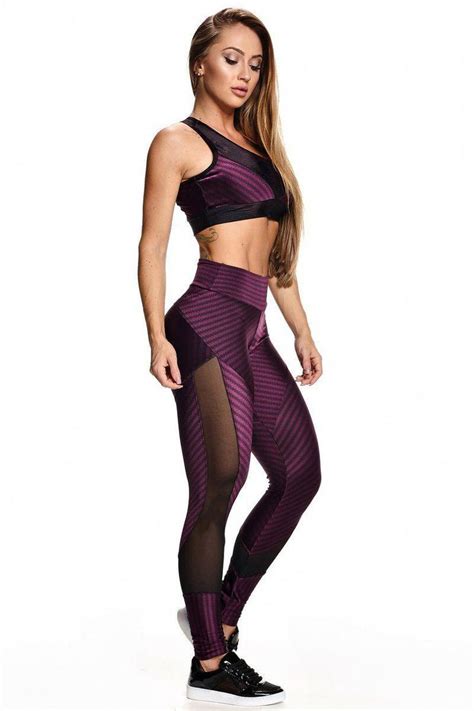 Buy Leggings Crop Top And Leggings Fashion Clothes Women Fitness Fashion