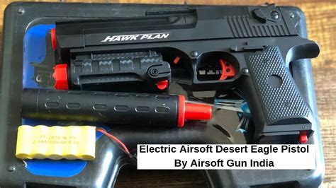 Automatic Electric Airsoft Desert Eagle Pistol By Airsoft Gun India